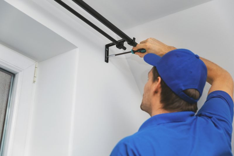 Installing Curtain Brackets